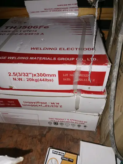 Electrodos de soldadura THJ506Fe 2.5mm 20kg - miniatura 1