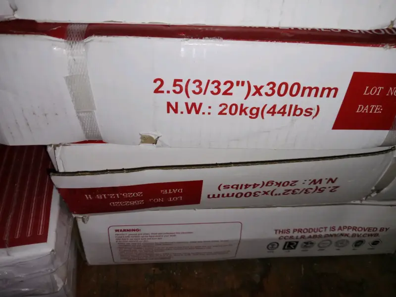 Electrodos de soldadura THJ506Fe 2.5mm 20kg - 2