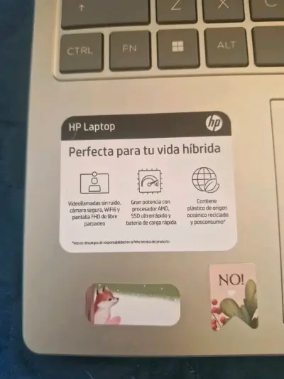 Notebook HP 15.6 pulgadas Ryzen 7 512GB SSD - miniatura 1