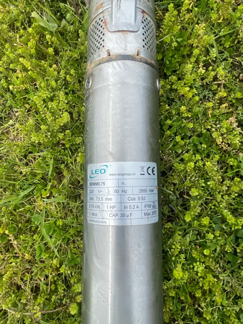 Bomba sumergible LEO 3XRM1.8/27-0.75 para agua - 5