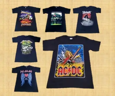 Poleras de Bandas en serigrafia - miniatura 4
