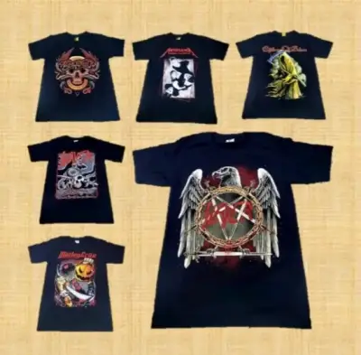 Poleras de Bandas en serigrafia - miniatura 6