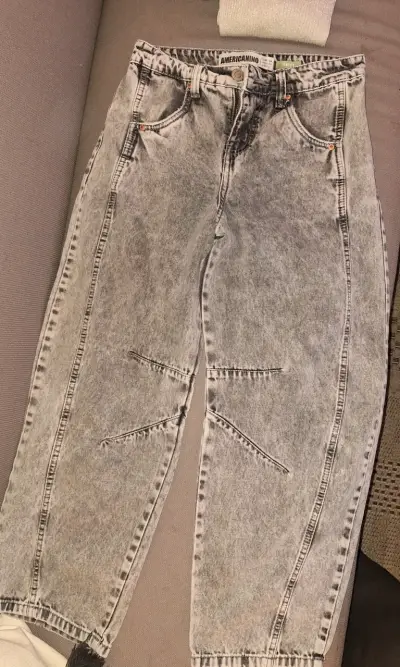 Jeans Baggy Acid Wash Americano Talla 34 - miniatura 2