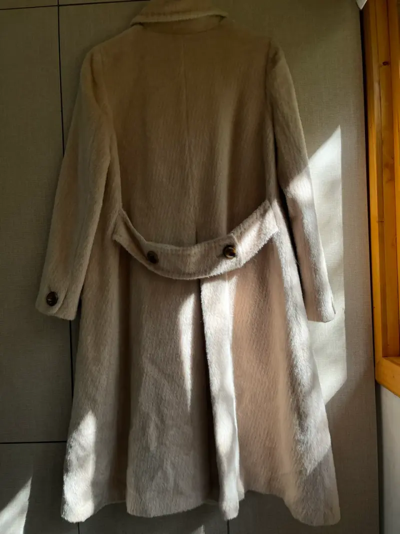 Abrigo de lana beige Izzat Baba - 2