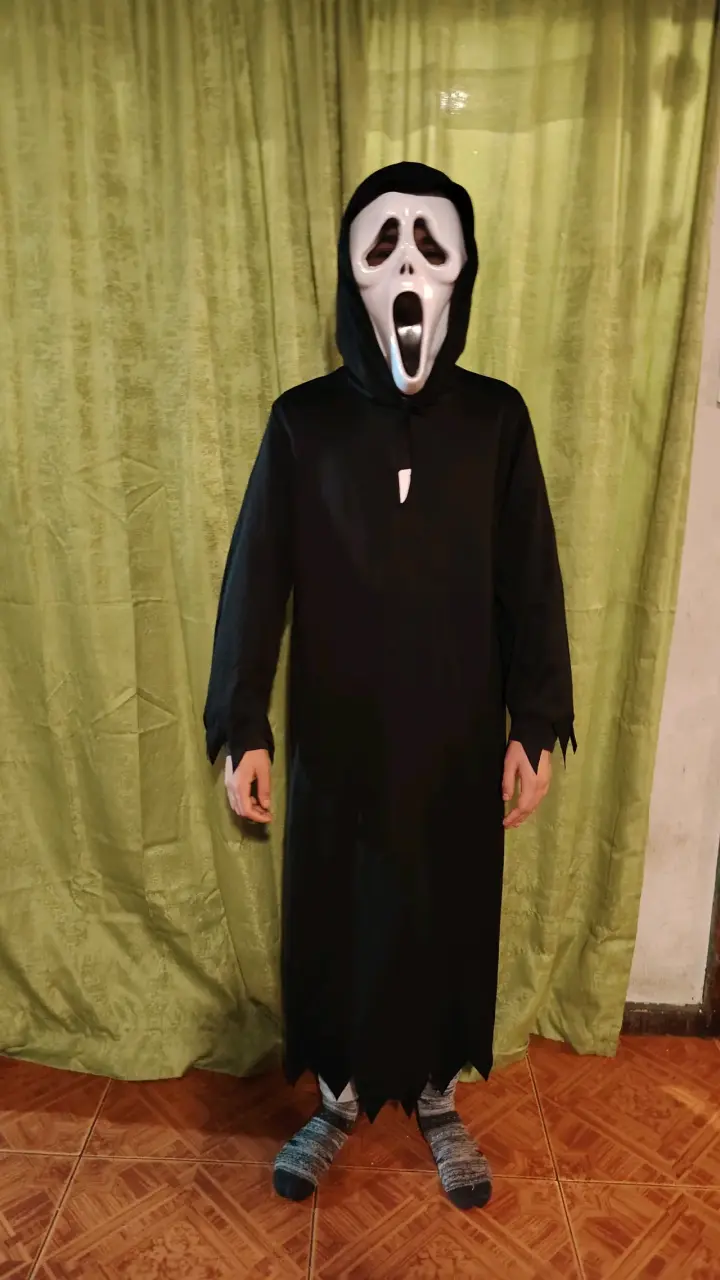 Disfraz de Halloween Scream con máscara - 3