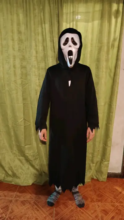 Disfraz de Halloween Scream con máscara - miniatura 3