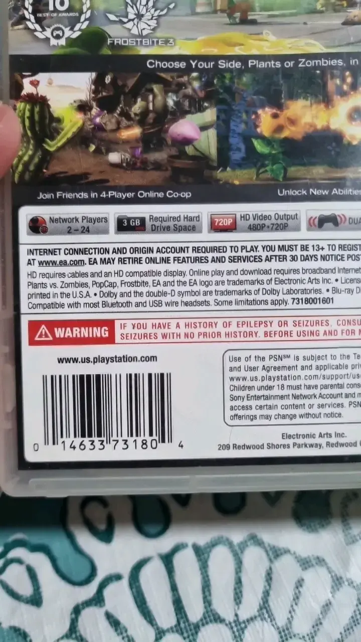 Juego PS3 Plants vs Zombies Garden Warfare - 5