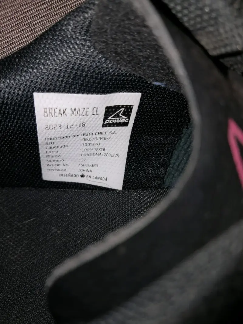 Zapatillas deportivas negras Power para niño - 4
