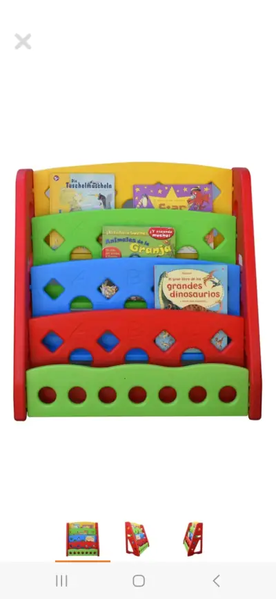 Organizador de libros infantil multicolor - miniatura 1