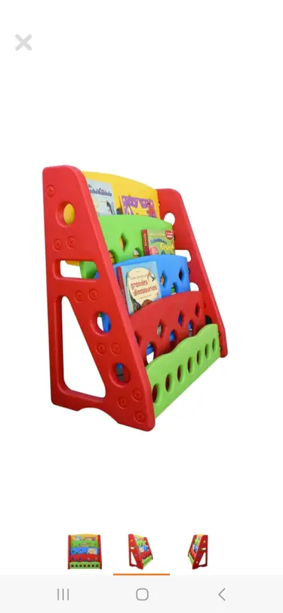Organizador de libros infantil multicolor - miniatura 3