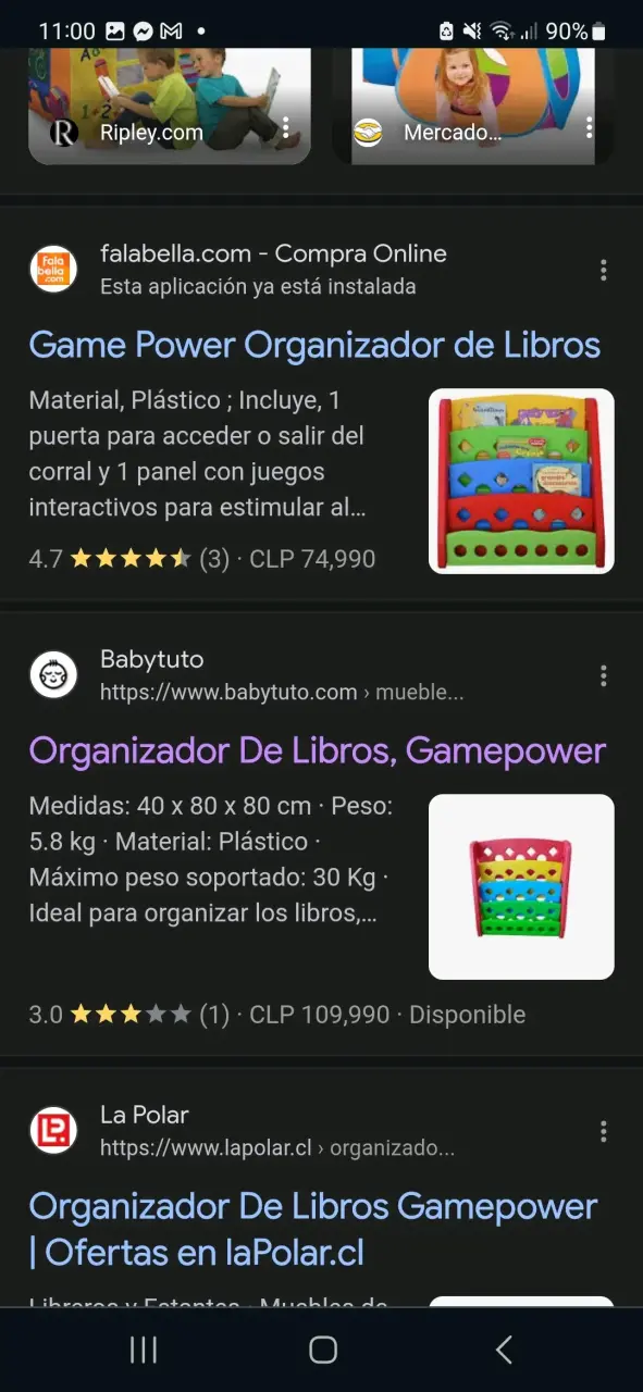 Organizador de libros infantil multicolor - 4