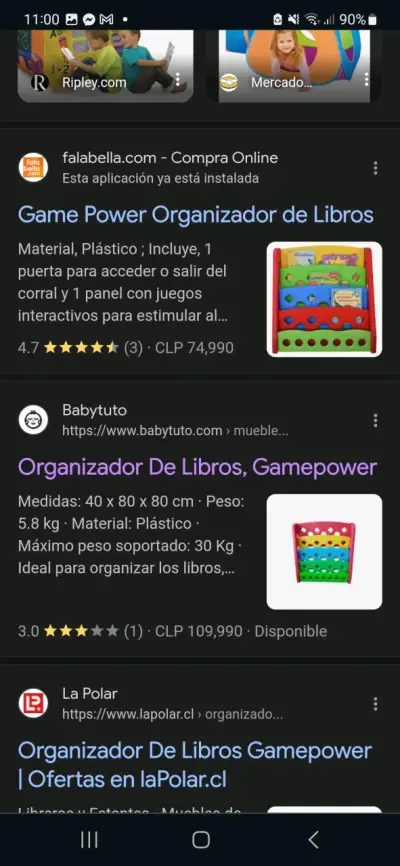 Organizador de libros infantil multicolor - miniatura 4