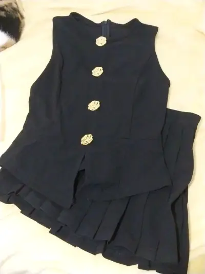 Conjunto formal mujer. Falda tableada - miniatura 1