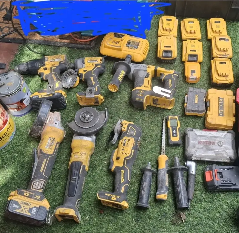Kit de herramientas eléctricas DeWalt usadas