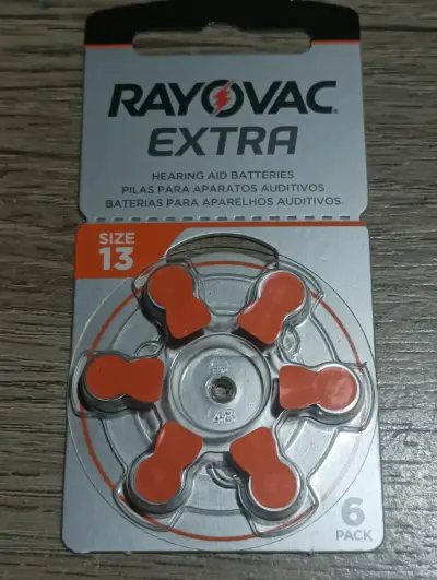 Baterías auditivas Rayovac Extra tamaño 13, 47 uni - miniatura 1