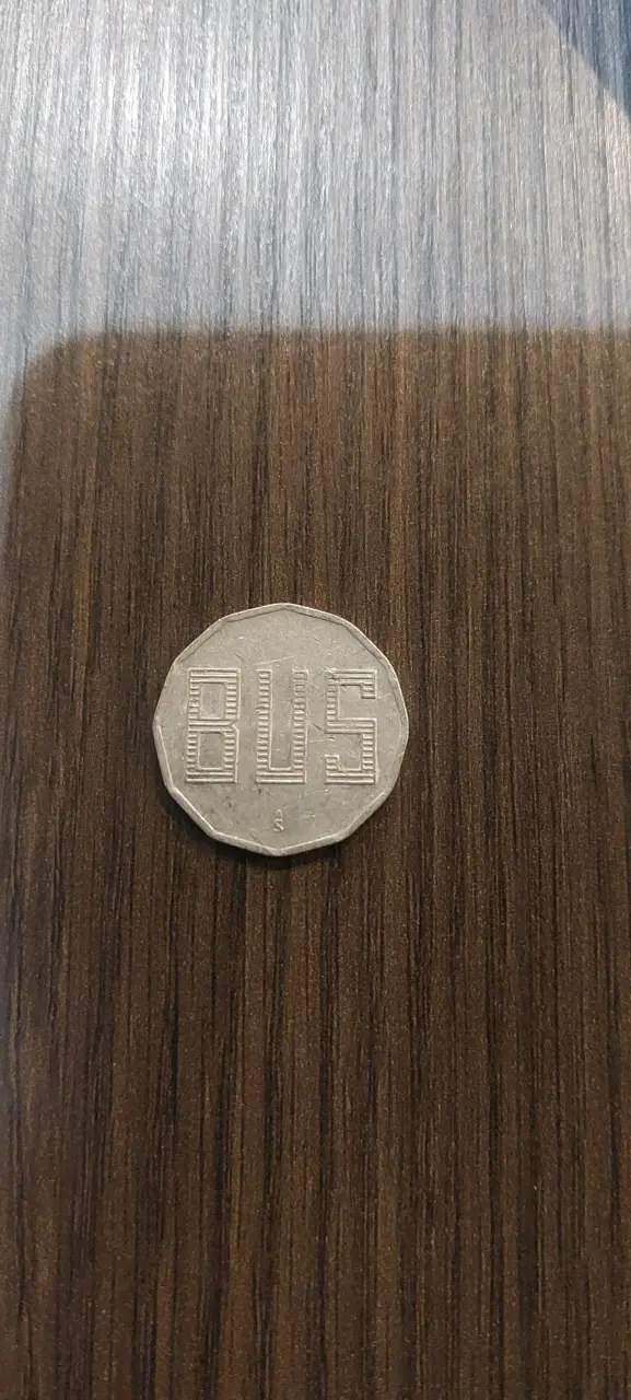 Moneda Metro de Santiago 1987 - 2