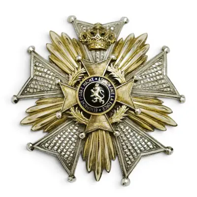 Condecoración Orden Leopoldo Bélgica 1940 /1960 - miniatura 1