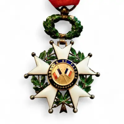 Condecoración Orden Nacional Legión Honor Francia - miniatura 1