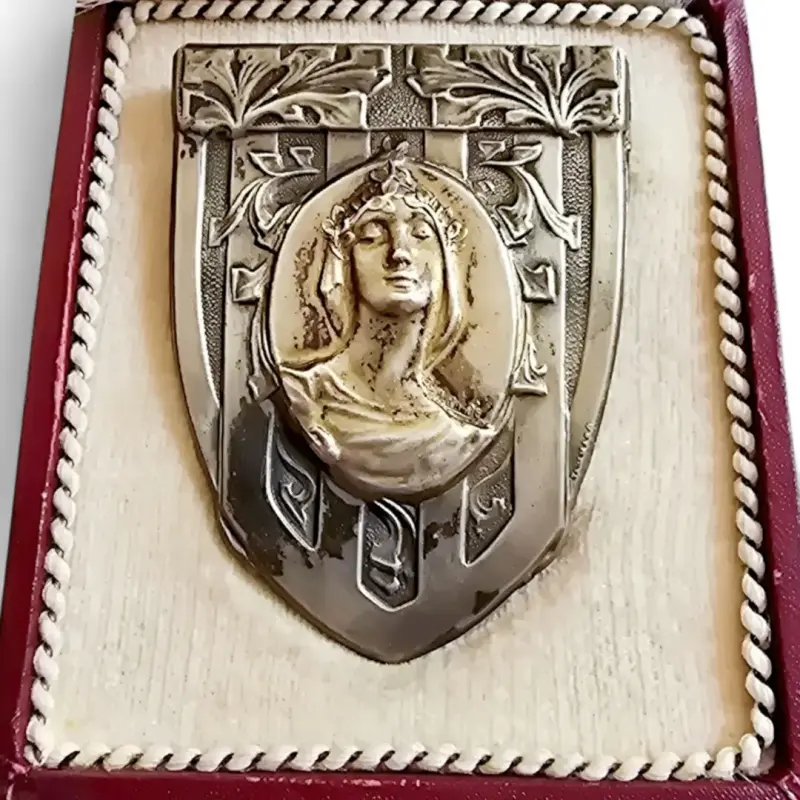 Condecoración Plata "Jocs Florals" Montevideo 1913 - 2