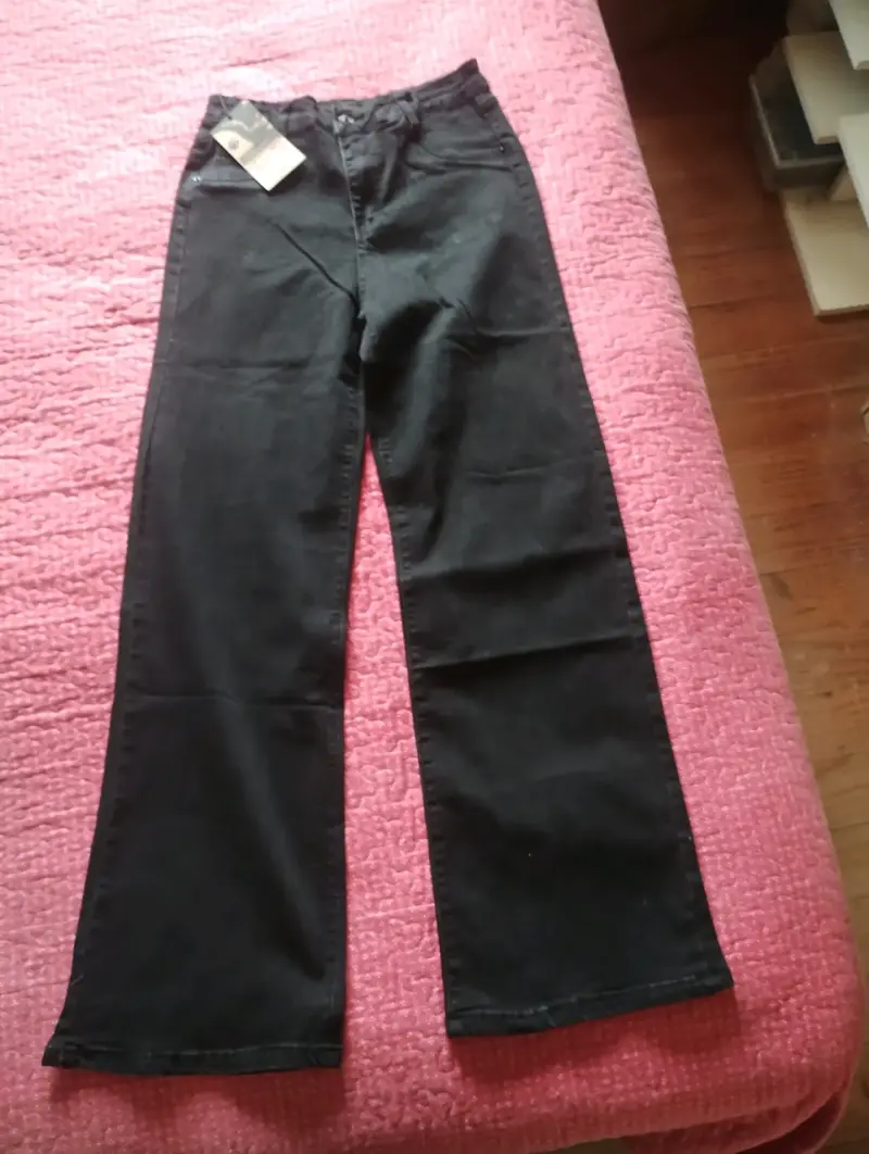 Jeans negros talla 44 para mujer - 2