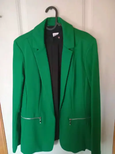 Blazer verde elegante para mujer - miniatura 1