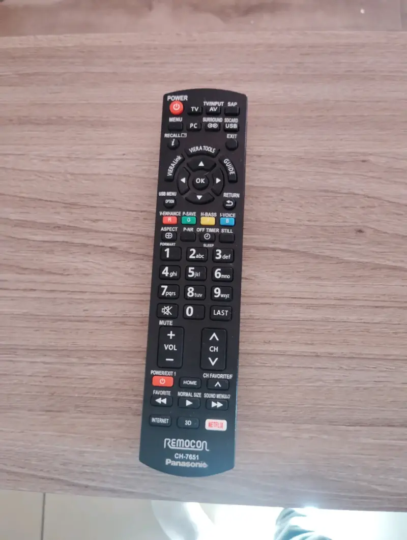 Control remoto Panasonic CH-7651 para TV