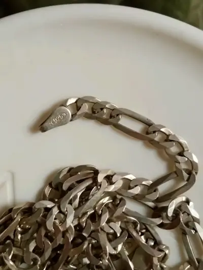 Cadena de plata ley 925 70 cm 4 mm de grosor - miniatura 3