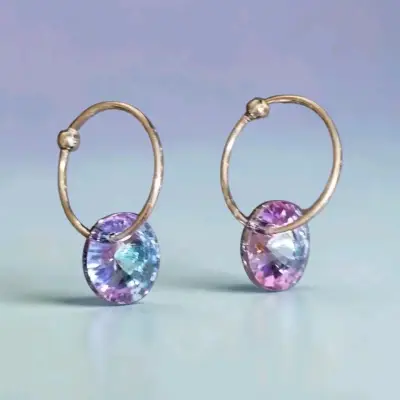 Aros de plata fina 925 - miniatura 1