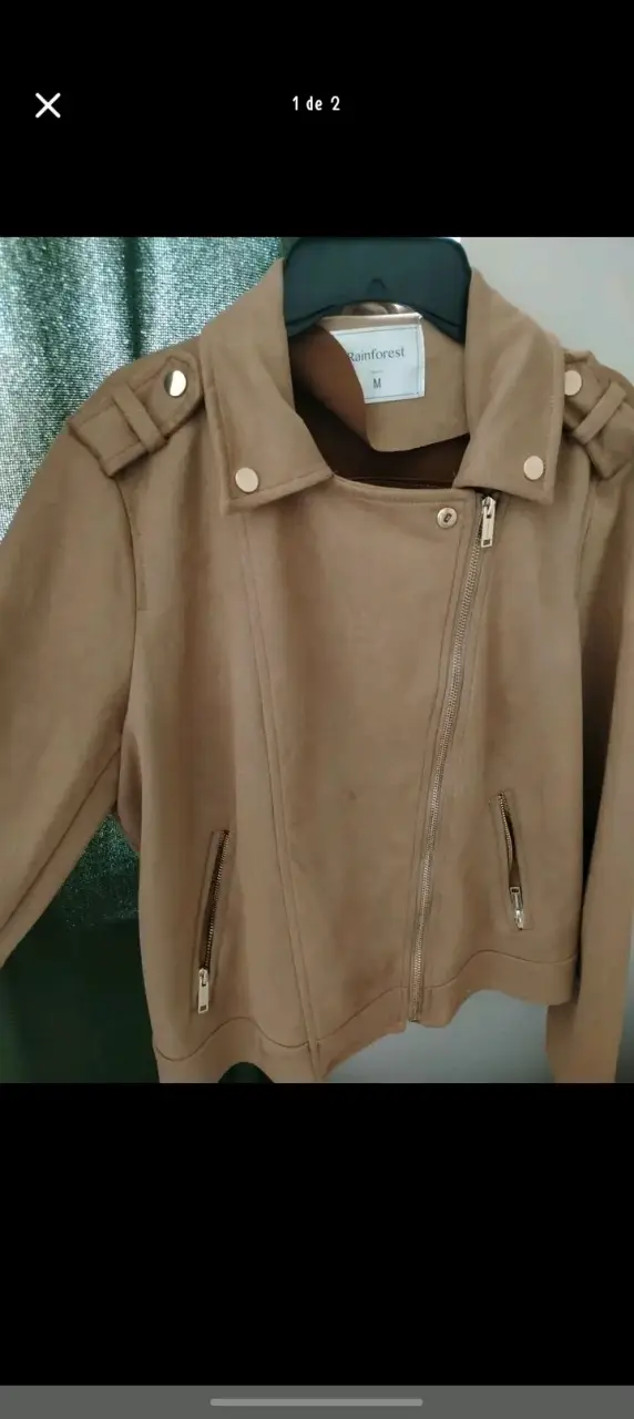 Chaqueta de mujer color camel Rainforest