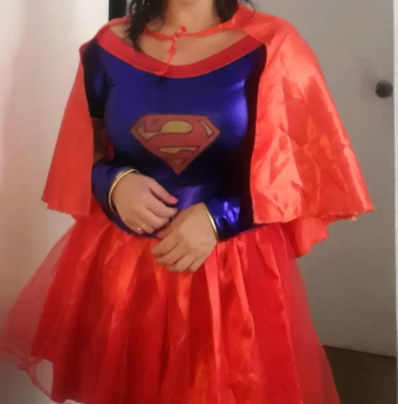 Disfraz de Superheroína Mujer Talla M