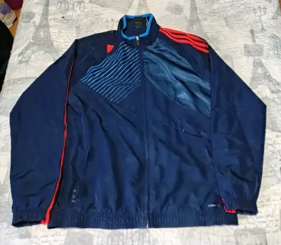 Cortaviento azul Adidas predator talla L - miniatura 4