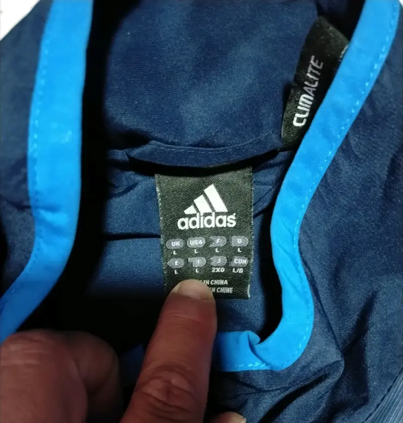 Cortaviento azul Adidas predator talla L - 5