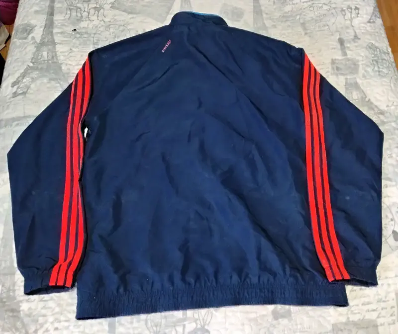 Cortaviento azul Adidas predator talla L - 6