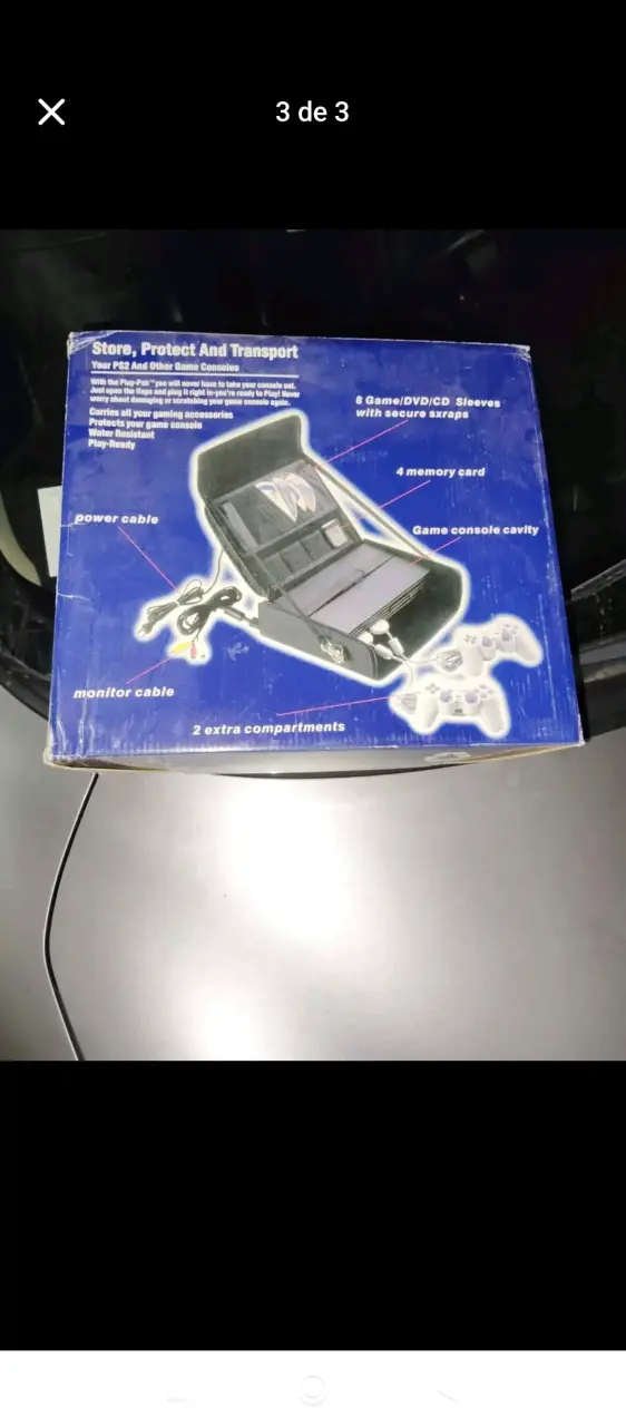 Bolso de Transporte para PlayStation 2 con Compartimentos - 3