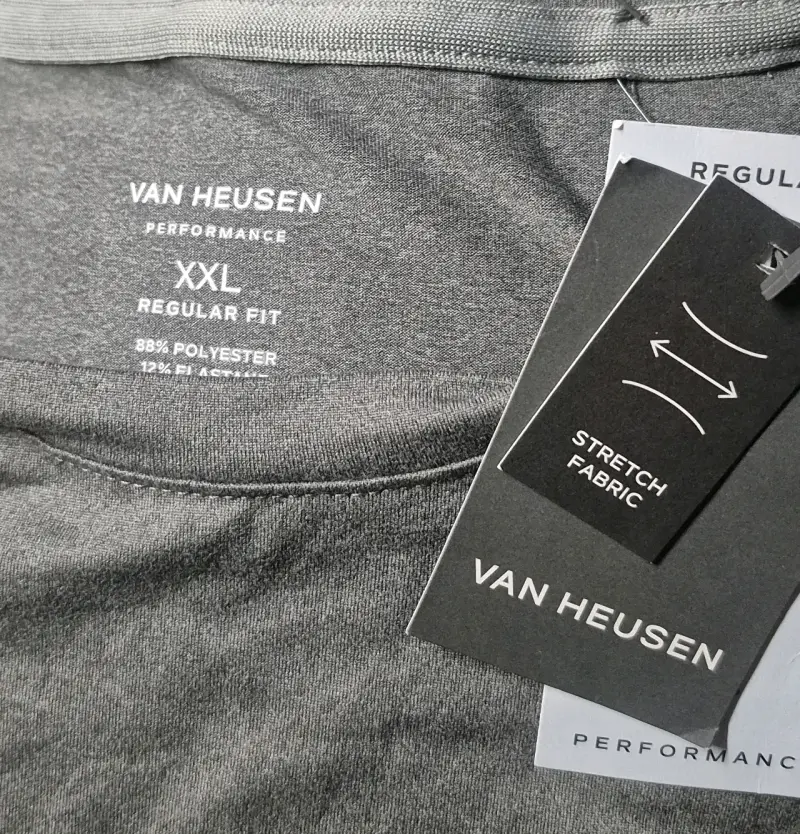 Polera Van Heusen gris de manga larga - 2