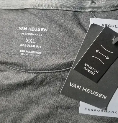 Polera Van Heusen gris de manga larga - miniatura 2