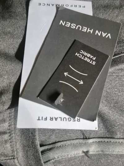 Polera Van Heusen gris de manga larga - miniatura 3