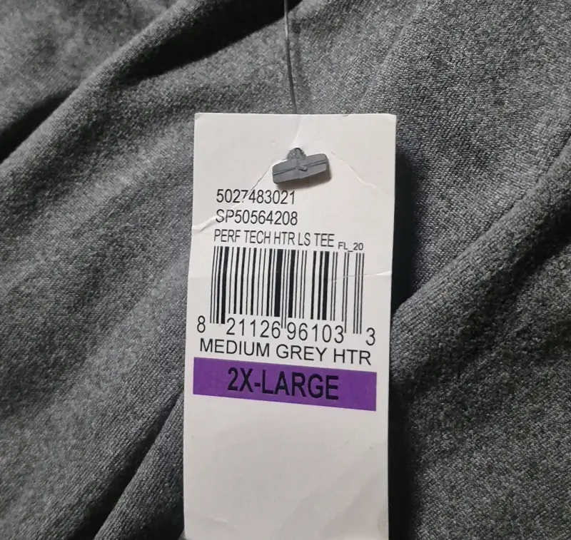 Polera Van Heusen gris de manga larga - 4