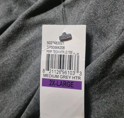 Polera Van Heusen gris de manga larga - miniatura 4