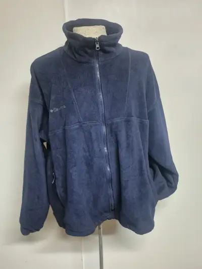 Chaqueta polar azul Columbia para hombre - miniatura 1