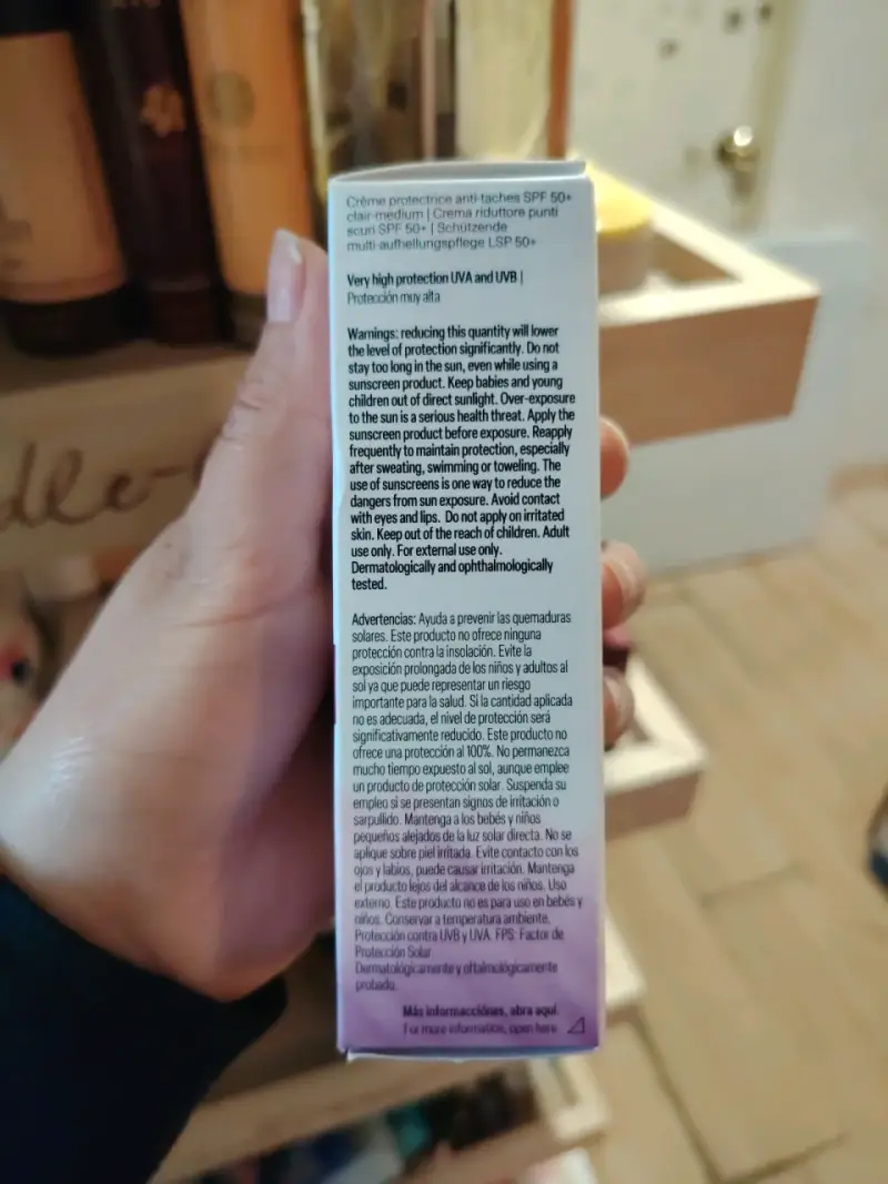 Crema facial Natura Chronos SPF 50+ - 3
