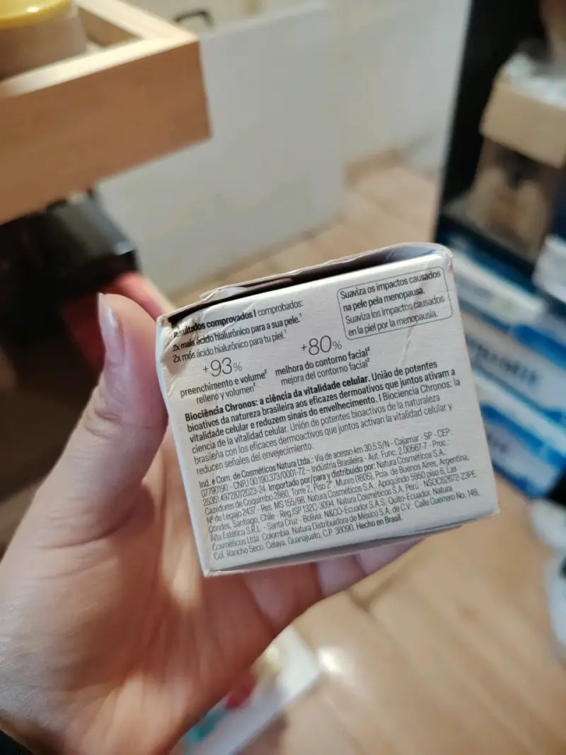 Crema Antiseñales Natura Chronos 60+ Noche - 2
