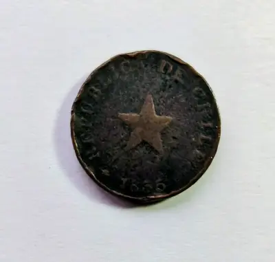Moneda antigua de Chile 1835 - miniatura 1