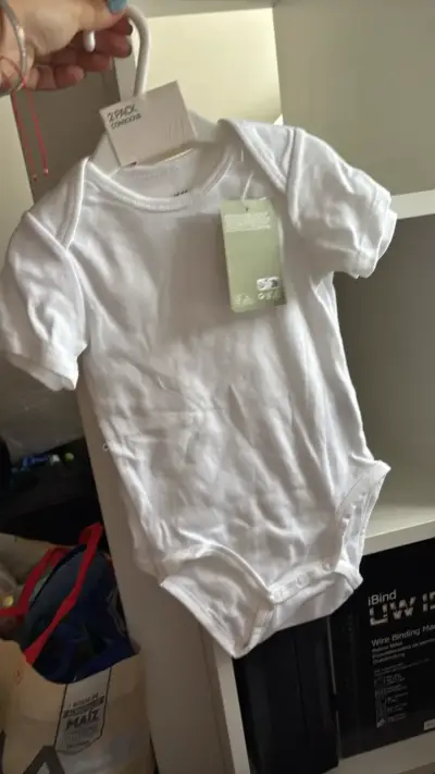 Combo Body blanco para bebé Baby Basics - miniatura 2