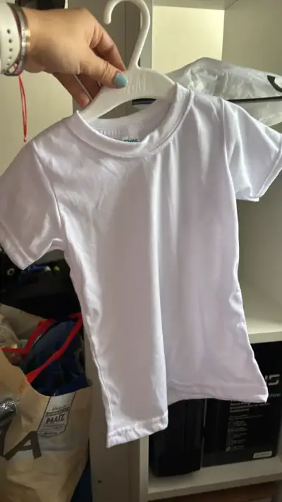 Poleras blancas para niños Baby Time - miniatura 1