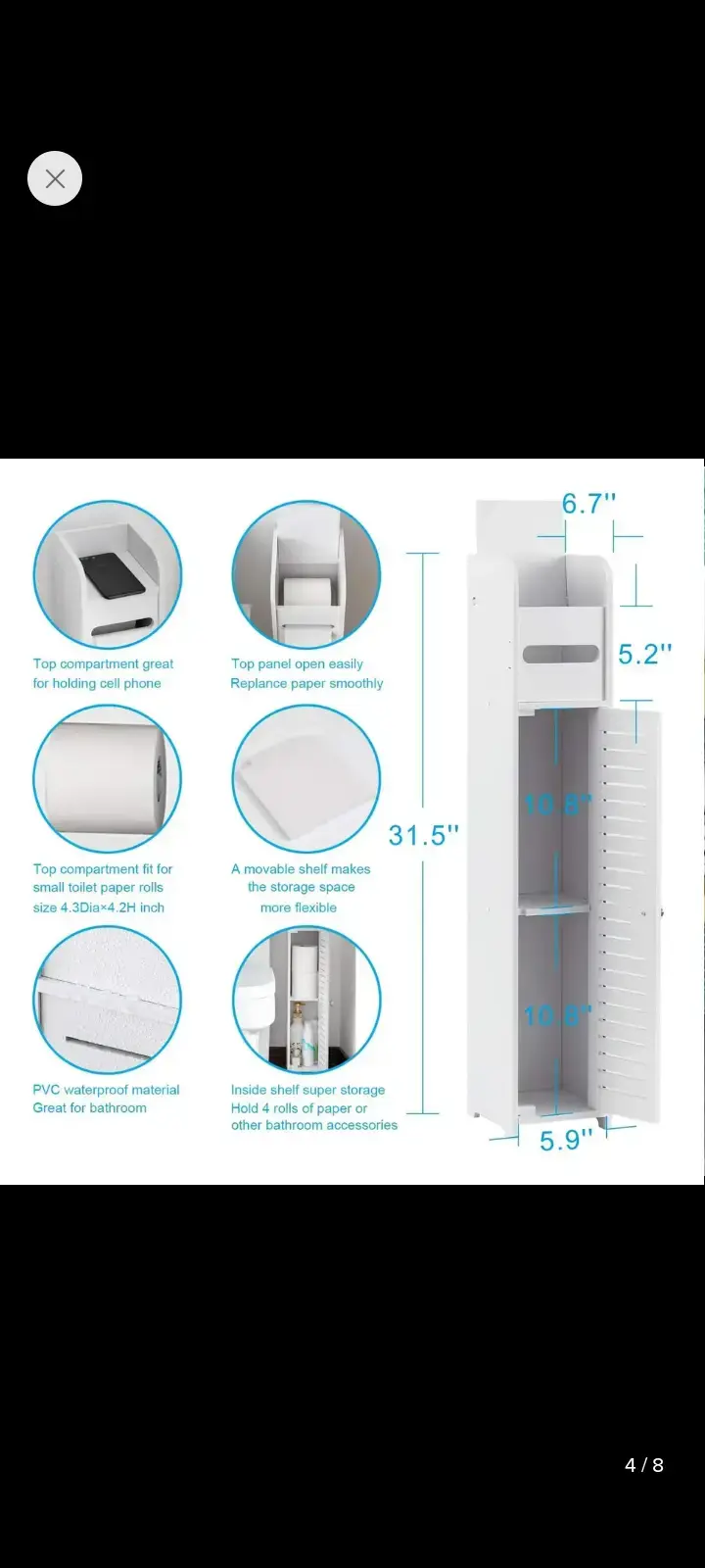 Mueble Organizador de Baño - 3