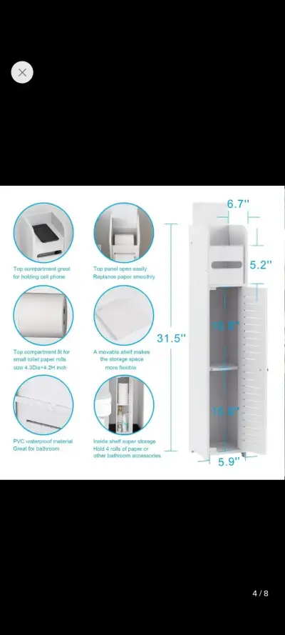 Mueble Organizador de Baño - miniatura 3