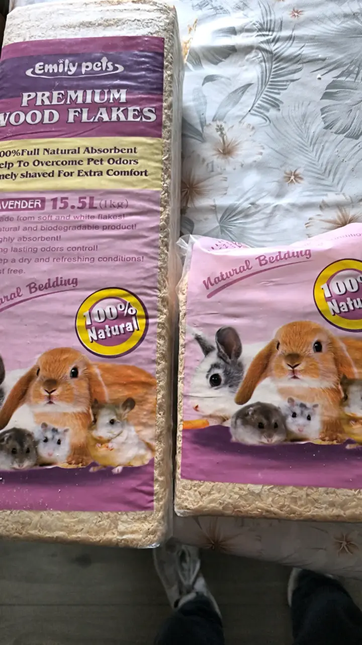 Viruta de madera natural para mascotas