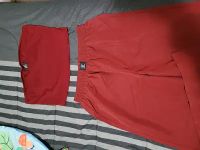 Conjunto de pijama rojo para mujer - miniatura 2