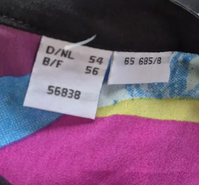 Blusa estampada multicolor de manga 3/4 - miniatura 3